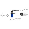 products 14 11000 02 eccentric clamp 22mm for cfmoto iron baltic 1649234033 741 2