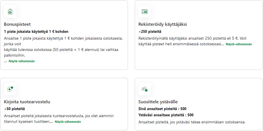 Bonusohjelma